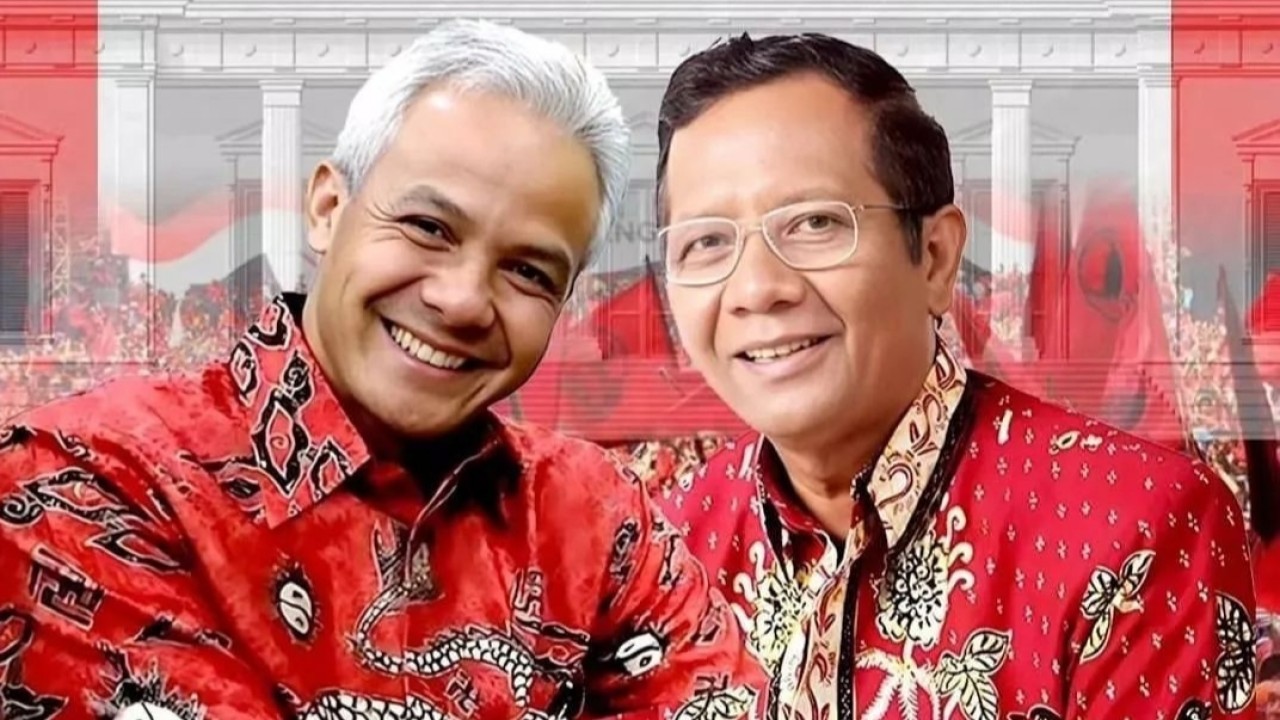 Capres dan Cawapres Ganjar Pranowo-Mahfud MD/Instagram