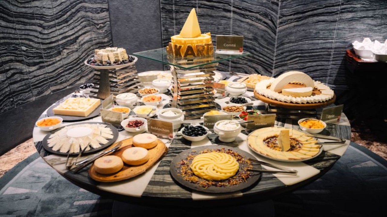 Aneka keju Prancis yang diperkenalkan oleh CNIEL dalam rangkaian keju "Europe Full of Character". ANTARA/Ho CNIEL