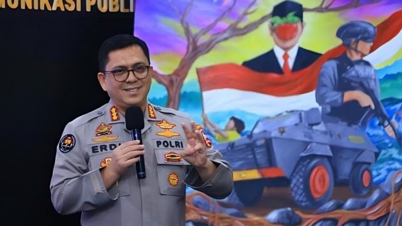 Kepala Bagian Penerangan Umum (Kabag Penum) Divisi Humas Polri Kombes Pol. Erdi A. Chaniago. (ANTARA/HO-Humas Polri)