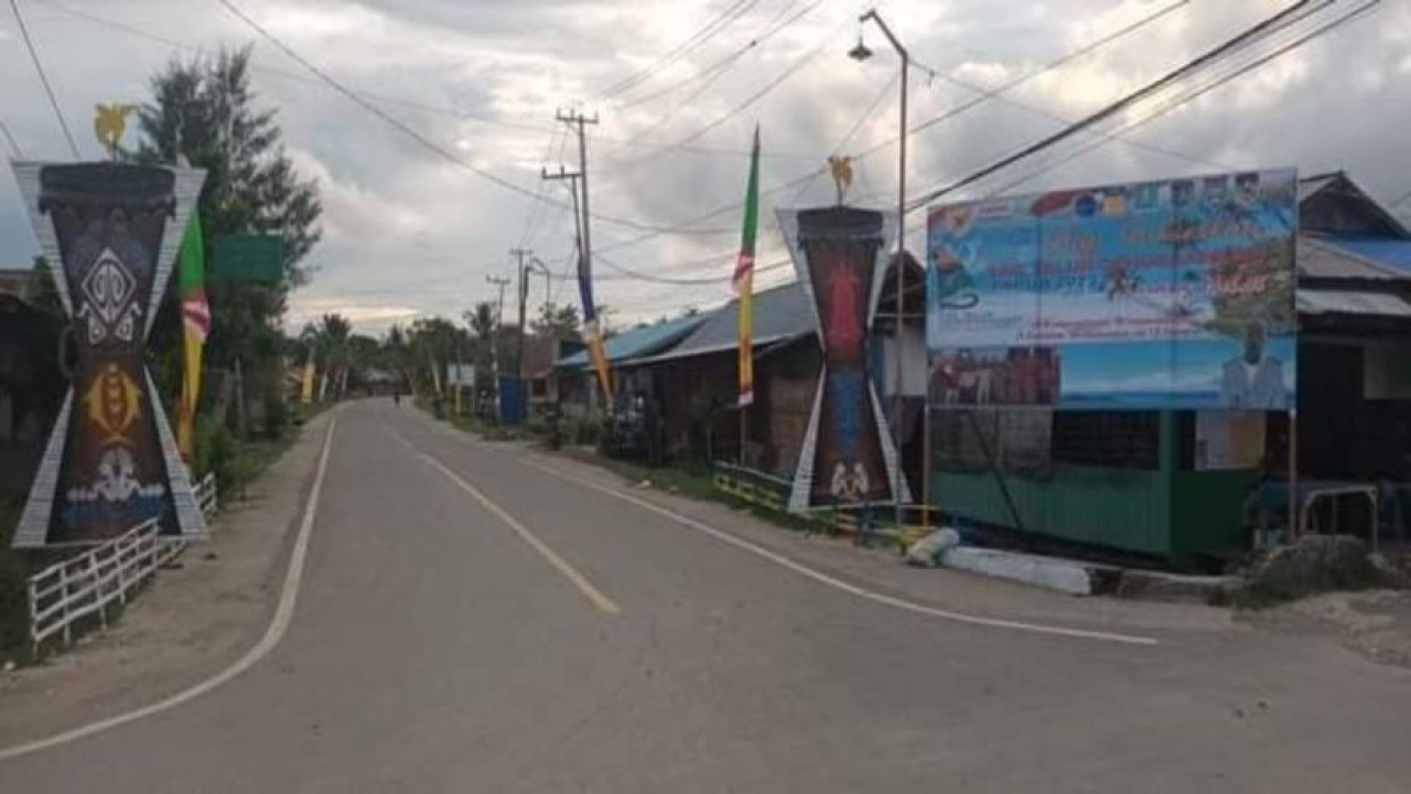 Ilustrasi - Sudut salah satu desa di Kabupaten Sarmi, Papua. ANTARA/HO-Dokumentasi