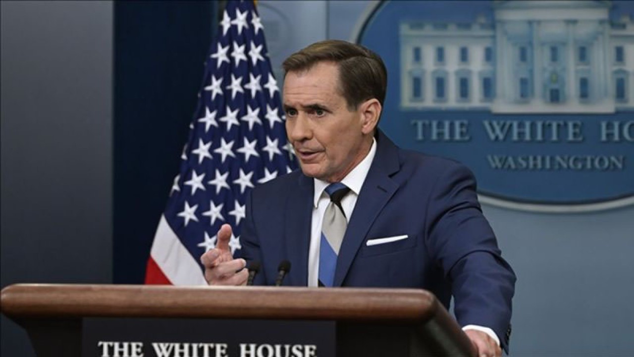 Juru bicara Dewan Keamanan Nasional Amerika Serikat John Kirby. ANTARA/Anadolu Ajansi/aa.