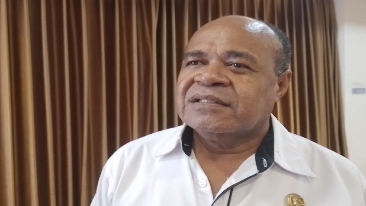 Kepala Distrik Depapre Dolat Abisay (ANTARA/Yudhi Efendi)