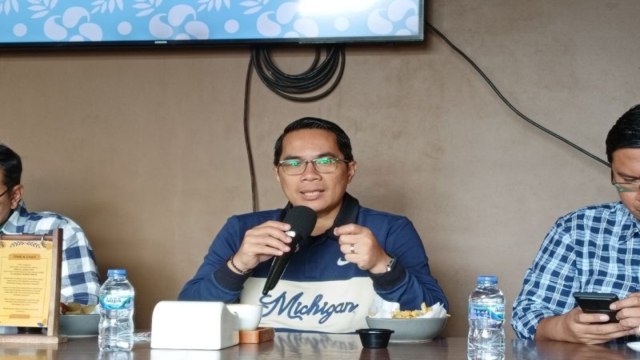 Kepala Kantor Perwakilan Bank Indonesia Provinsi Jambi Hermanto, Minggu (21/1/2024). (ANTARA/Tuyani)