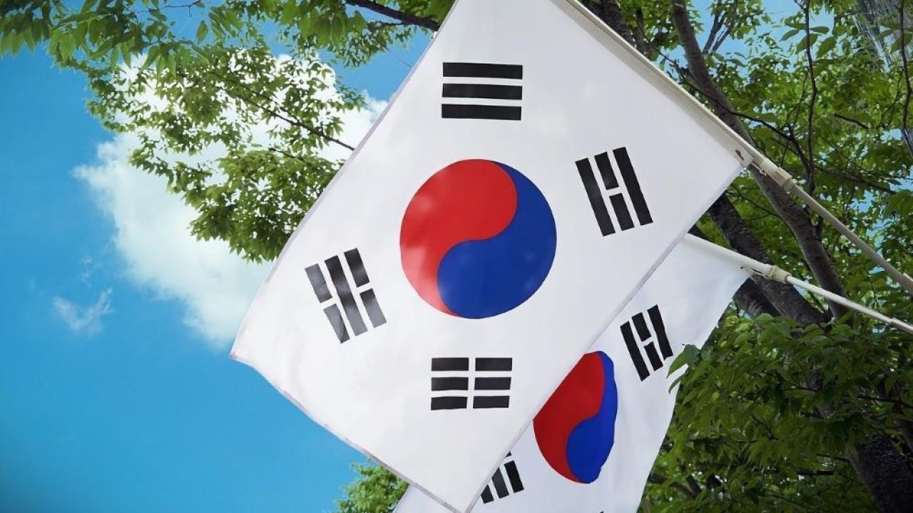 Ilustrasi. Bendera Korea Selatan. (Unsplash)