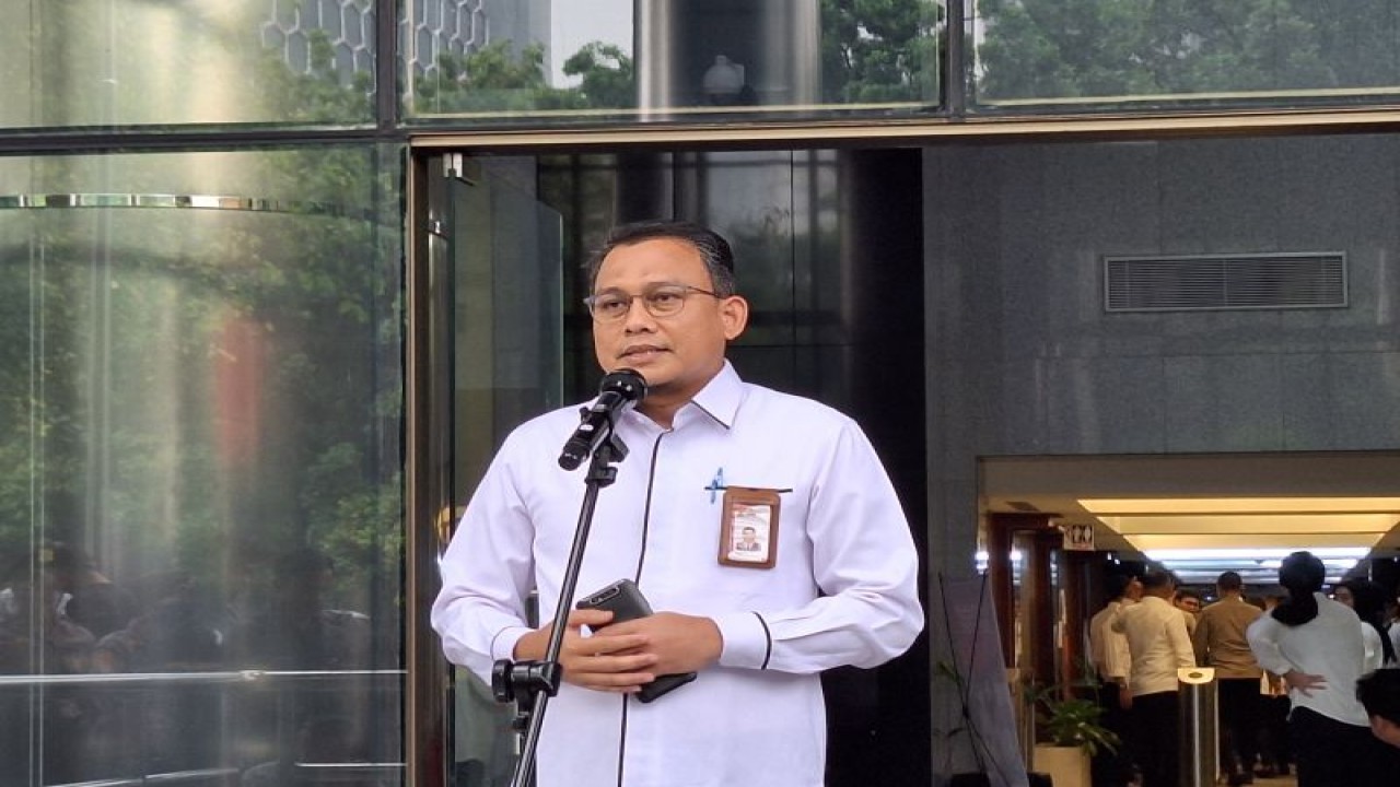 Kepala Bagian Pemberitaan KPK Ali Fikri. ANTARA/Fianda Sjofjan Rassat