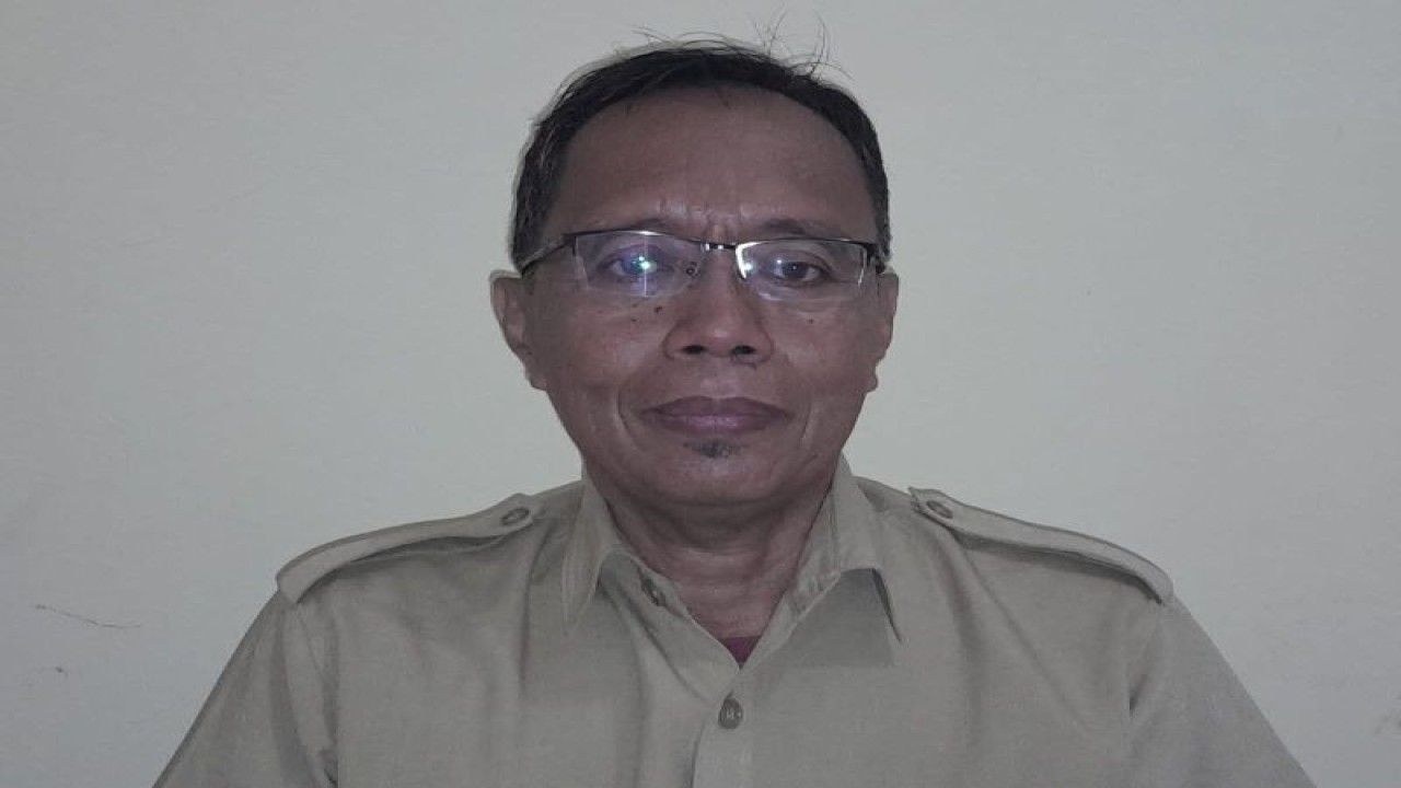 Pelaksana Tugas (Plt) BPBD Kota Ternate Ferry Hamdany, Senin (29/1/2024). ANTARA/Abdul Fatah