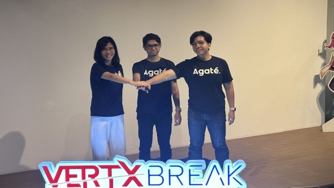 Peluncuran Vertx Break di Kantor Agate, Bandung, Jawa Barat, Selasa (16/1/2024). (ANTARA/Pamela Sakina)