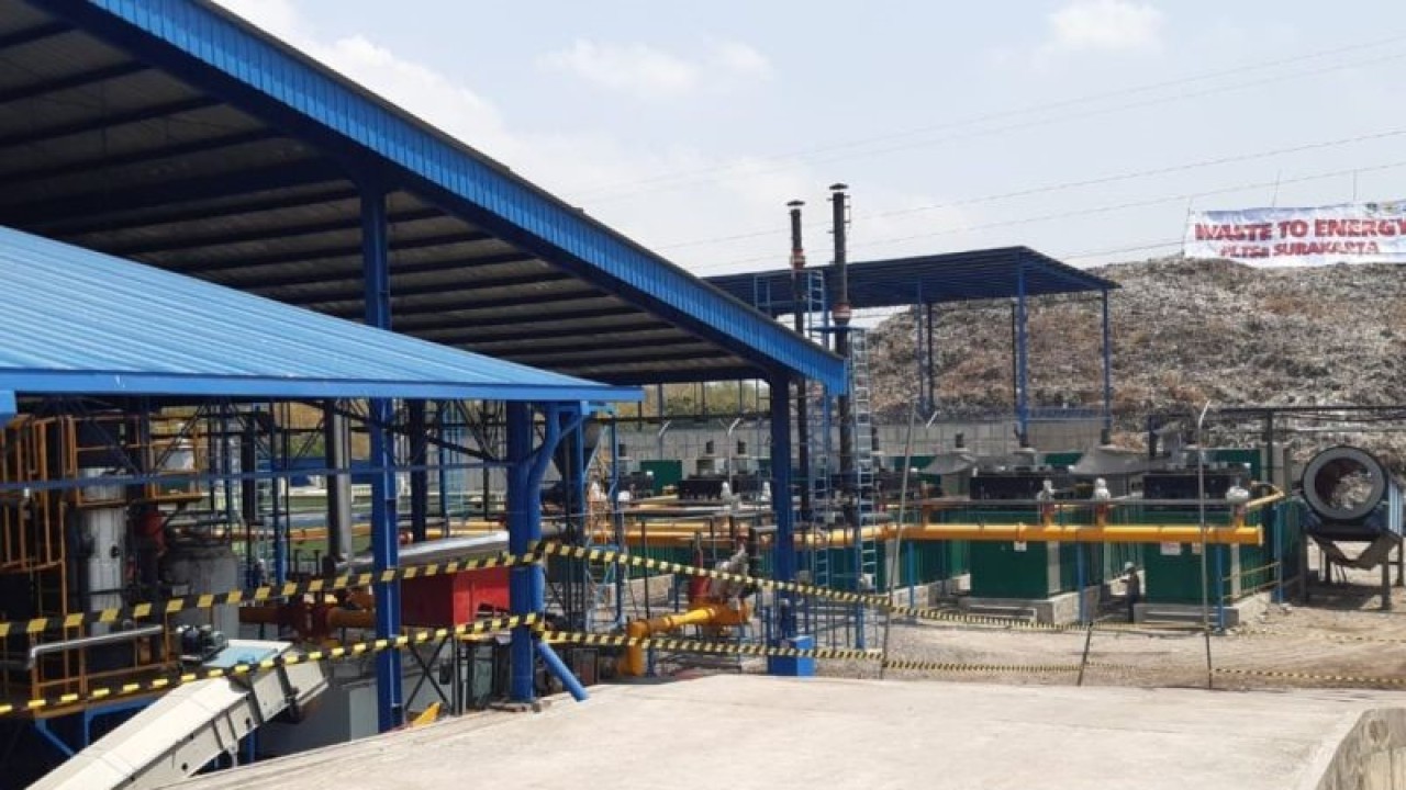 PLTSa Putri Cempo Solo, Jawa Tengah yang siap dikolaborasikan dengan daerah sekitar. ANTARA/Aris Wasita