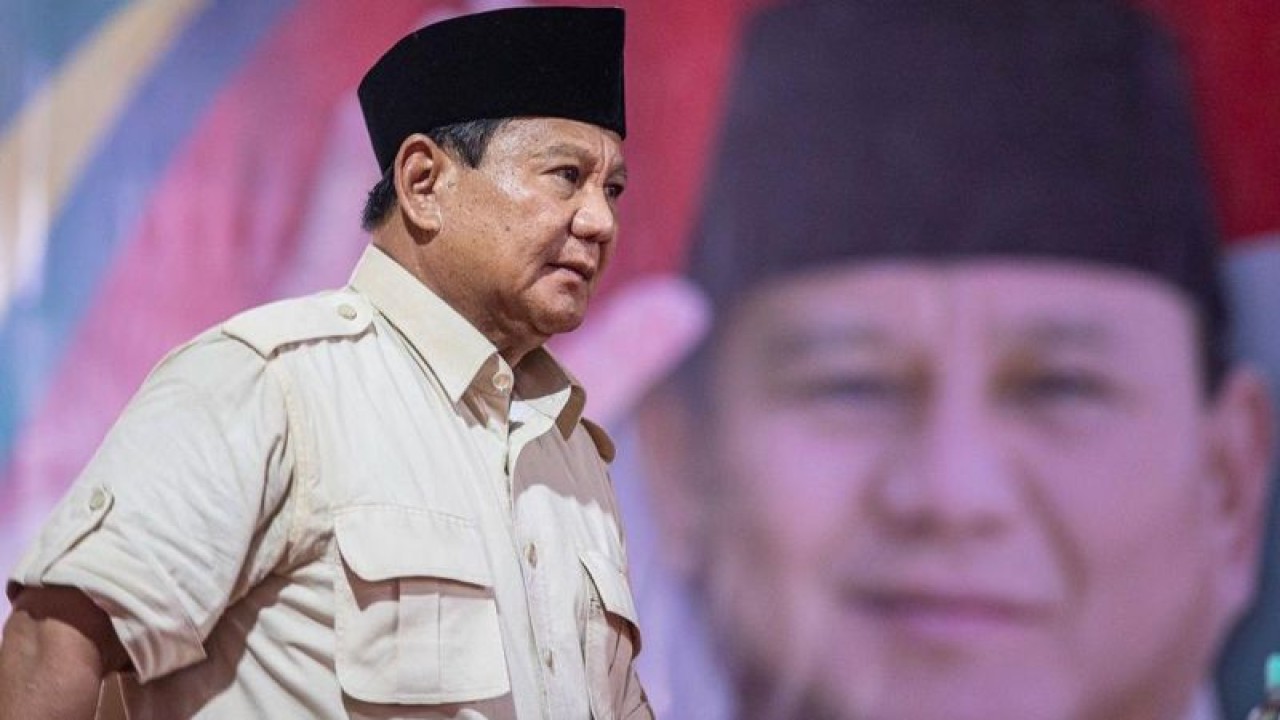 Calon Presiden Republik Indonesia Prabowo Subianto. ANTARA FOTO