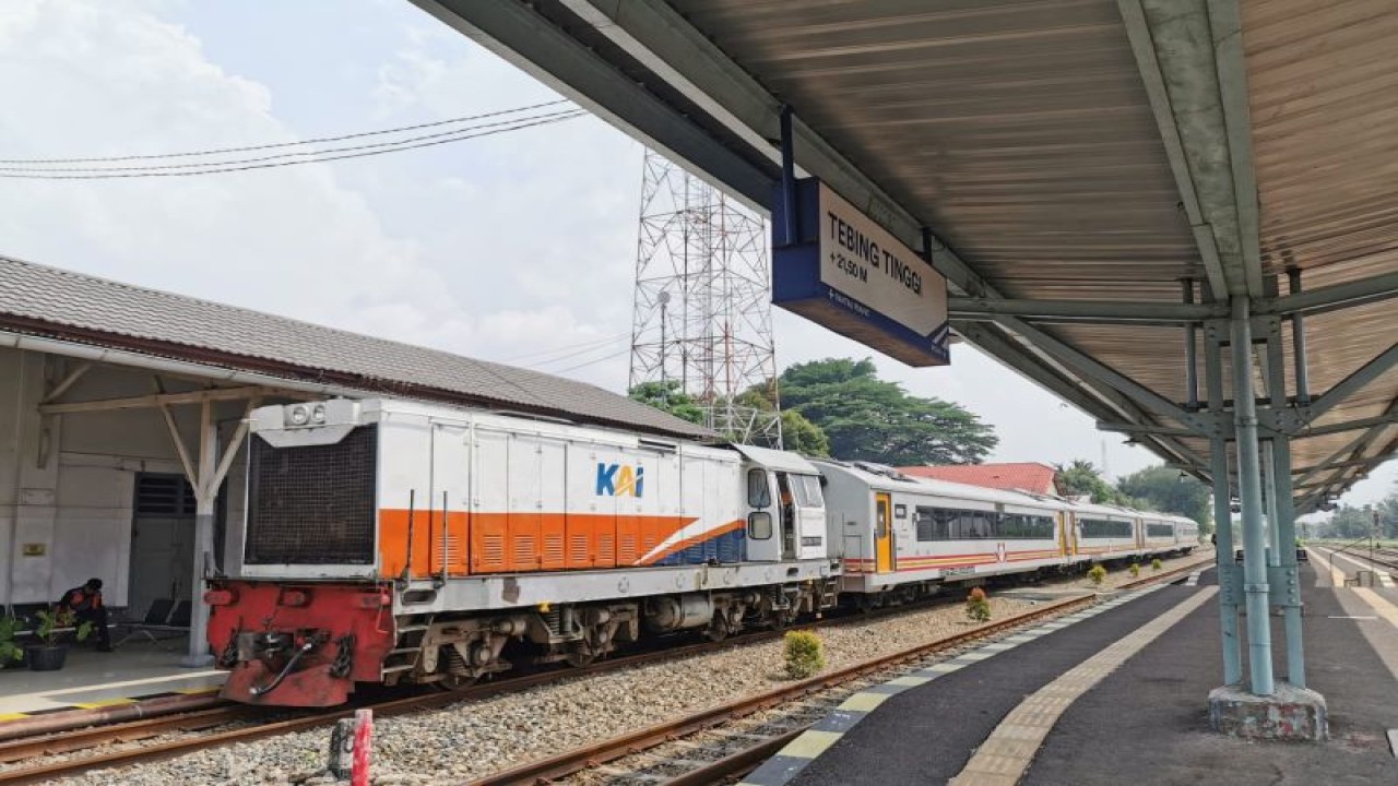PT Kereta Api Indonesia (Persero) Divre I Sumatera Utara (Sumut) kembali mengoperasikan Kereta Api Datuk Belambangan mulai Januari 2024. ANTARA/HO-PT KAI