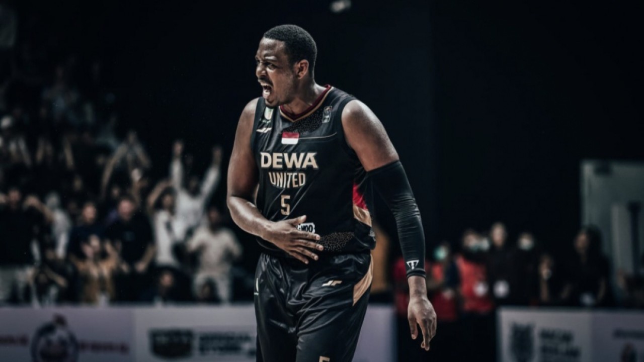 Selebrasi pemain Dewa United