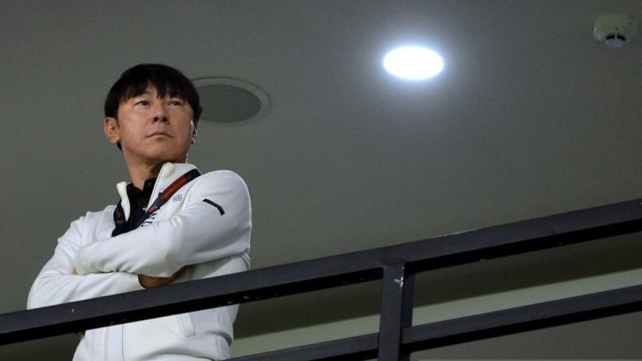 Pelatih Tim Nasional Indonesia Shin Tae-yong. ANTARA FOTO/Fikri Yusuf/foc/aa. (ANTARA FOTO/FIKRI YUSUF)