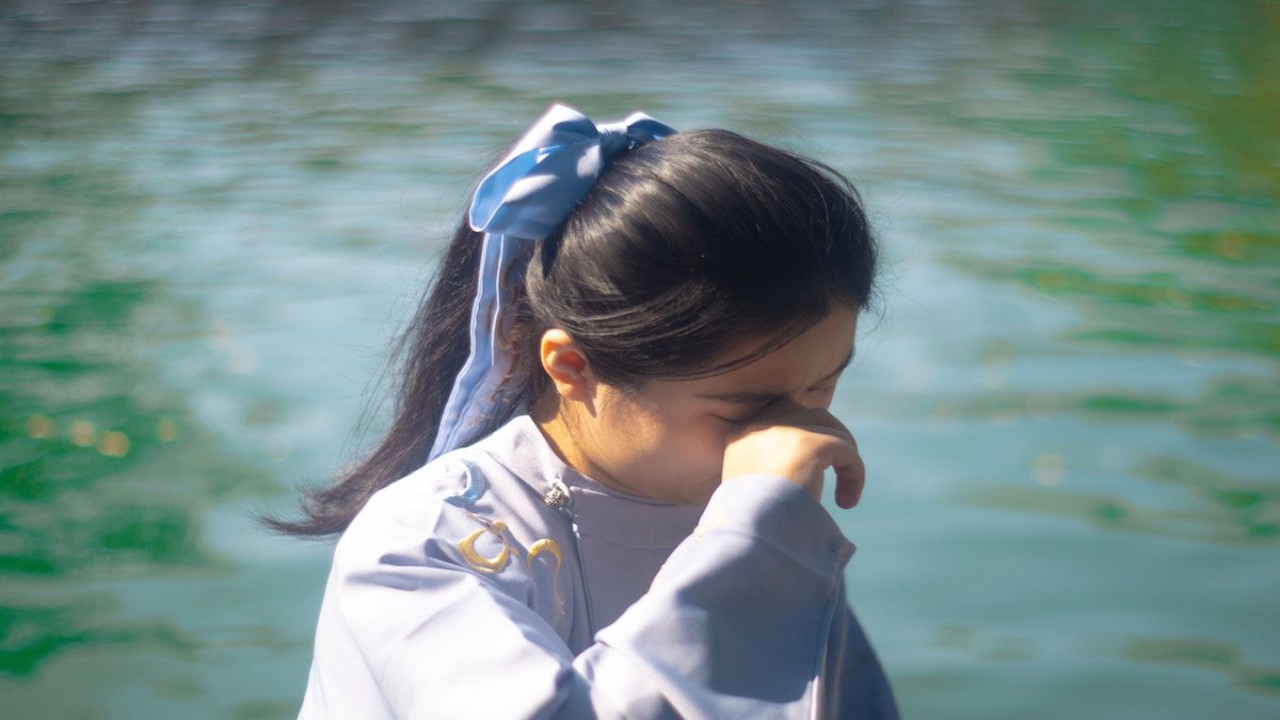 Ilustrasi siswa stres dan menangis/ist