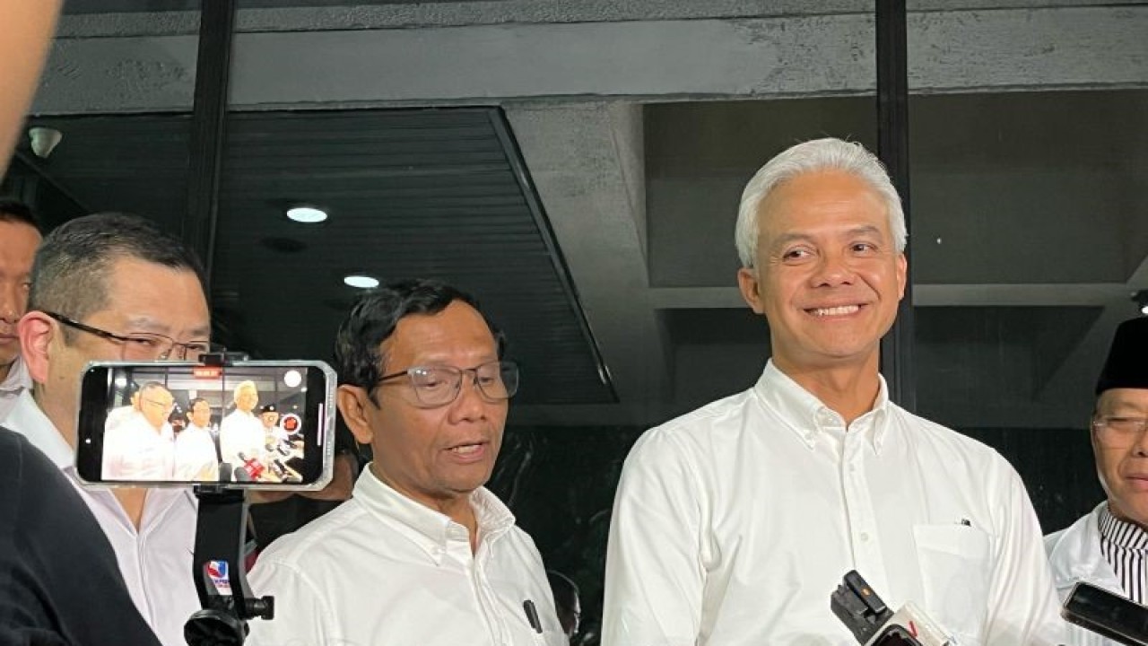 Arsip foto - Capres RI Ganjar Pranowo di Gedung High End, Jakarta, Rabu (3/1/2024). ANTARA/Narda Margaretha Sinambela