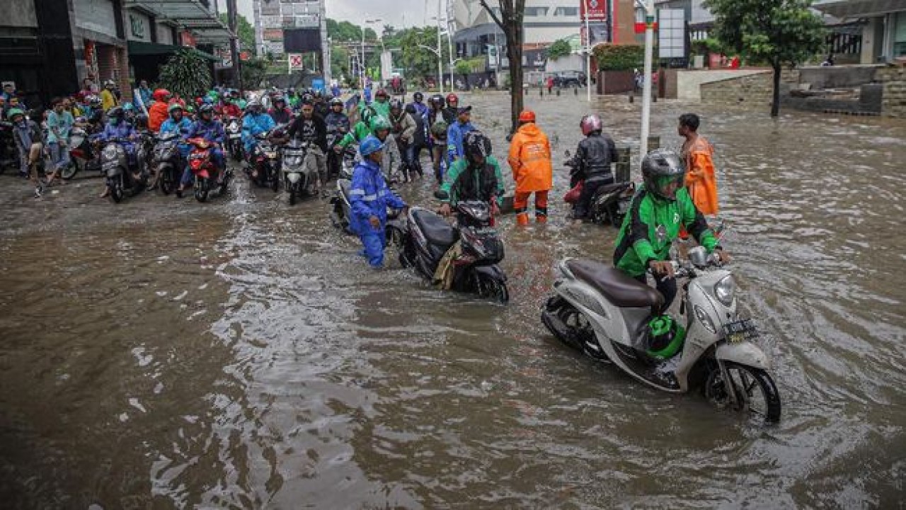 Sejumlah ruas jalan di Jakarta terendam banjir/ist