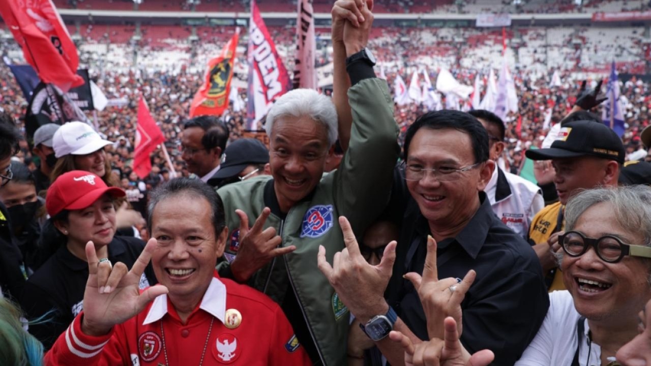 Basuki Tjahaja Purnama alias Ahok dukung Ganjar Pranowo