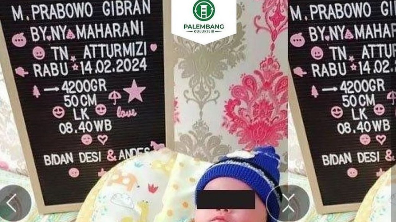 bayi lahir di hari pencoblosan diberi nama Prabowo Gibran viral/Instagram
