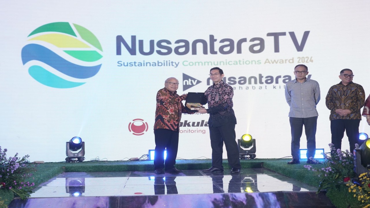BNI terima award di acara NTV Sustainability Communications Awards 2024