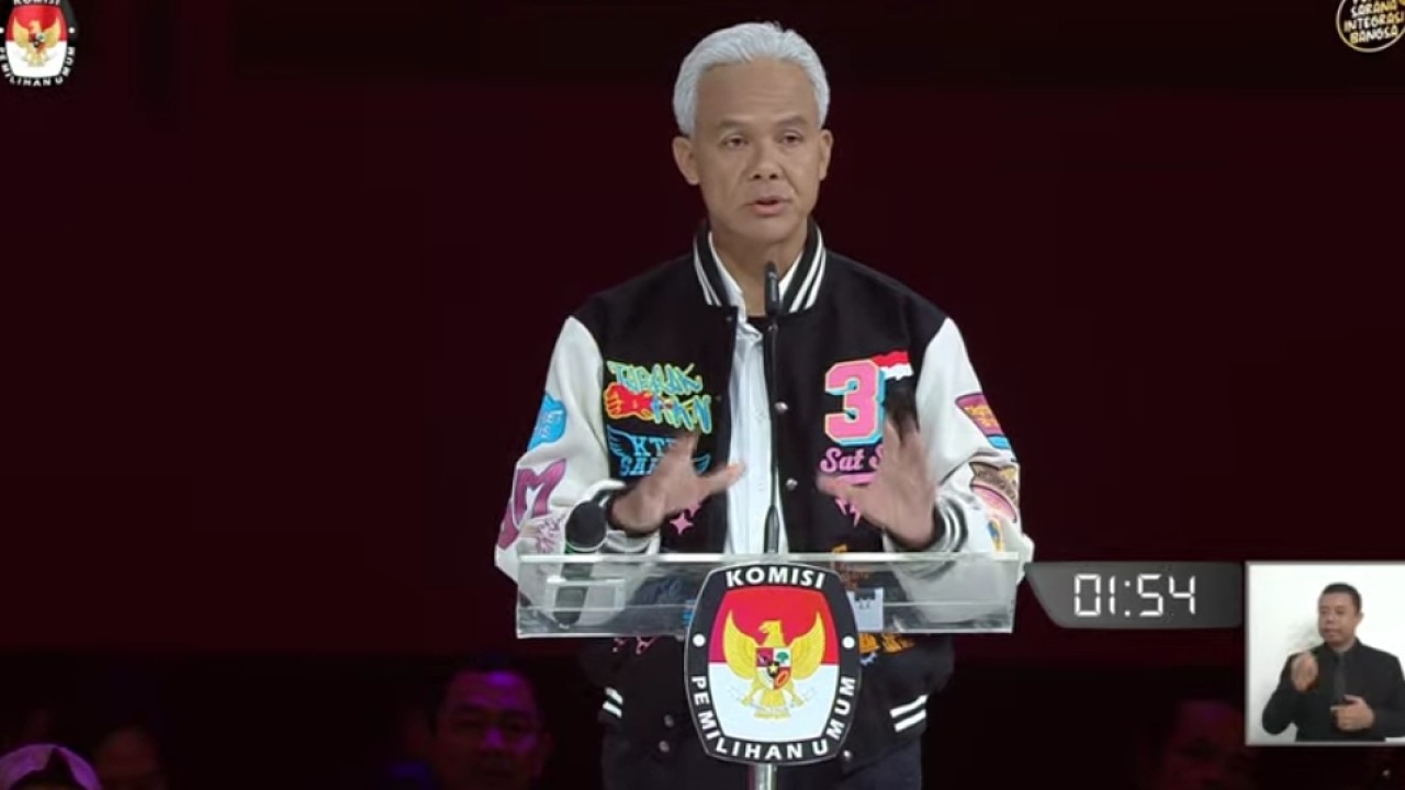 Capres Ganjar Pranowo/KPU