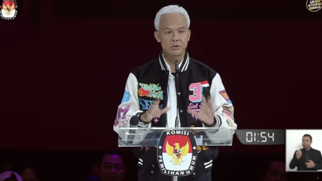 Capres nomor urut 3 Ganjar Pranowo