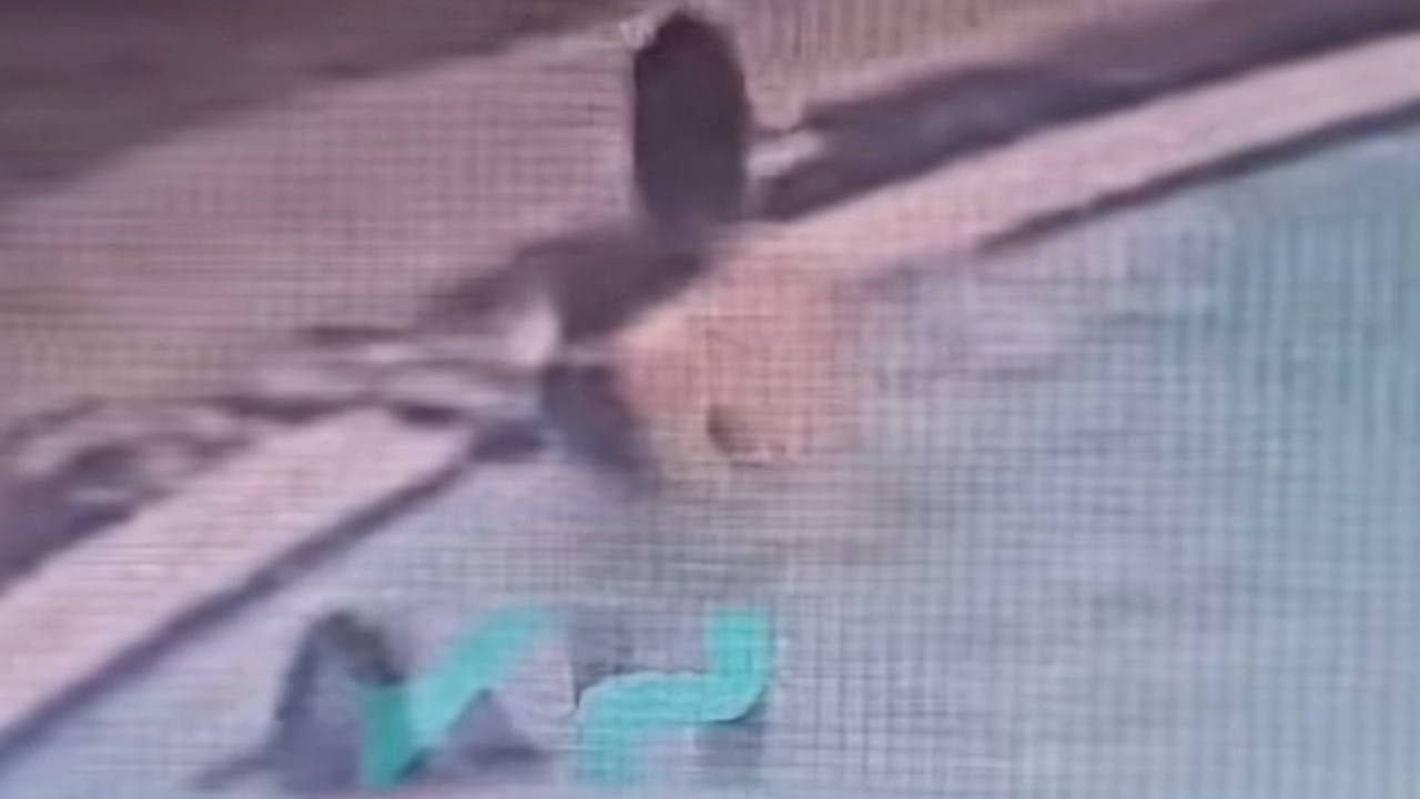 cctv kolam renang tempat Dante meninnggal karena tenggelam