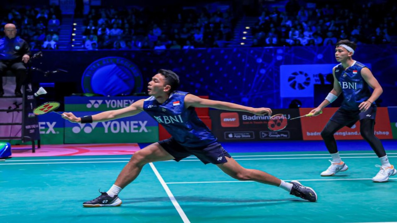 Pasangan ganda putra Indonesia Fajar Alfian/Muhammad Rian Ardianto. (Istimewa/PP PBSI)