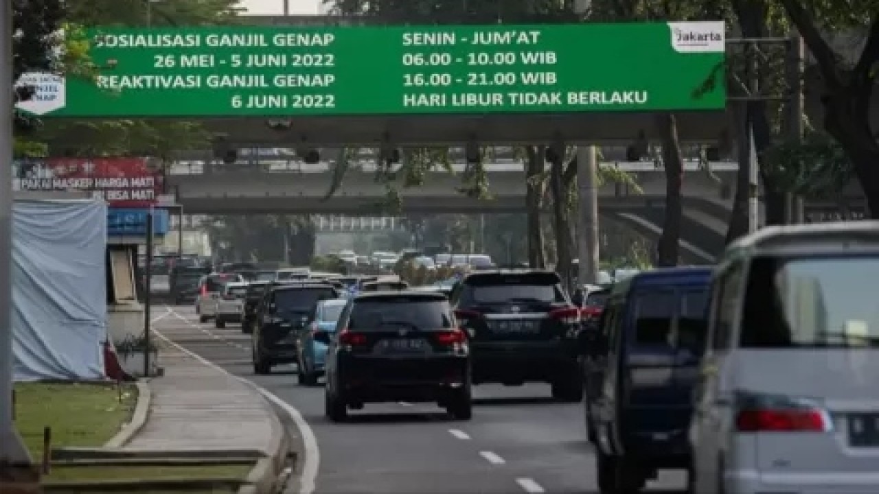 Ganjil genap Jakarta. (Sindo)