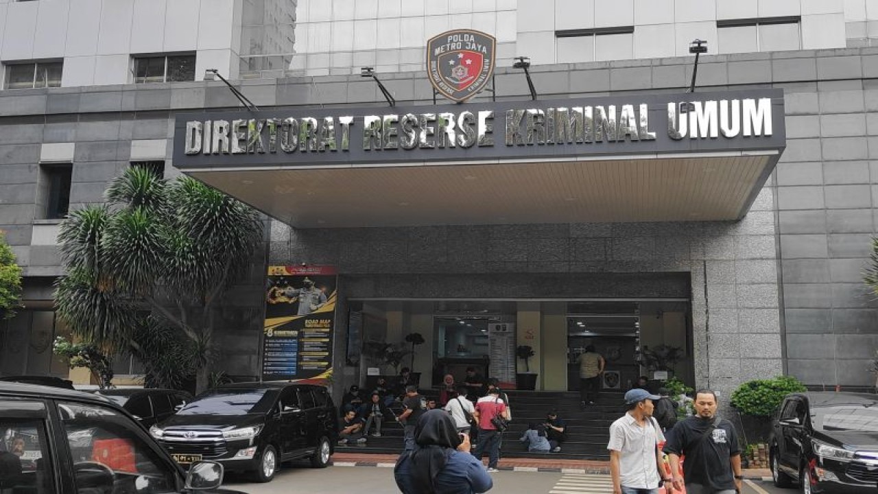 Gedung Direktorat Reserse Kriminal Umum Polda Metro Jaya. ANTARA/Ilham Kausar