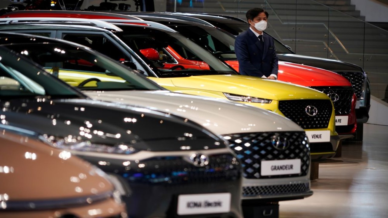 Ilustrasi. Hyundai Motor Group bakal melampaui angka penjualan global 100 juta kendaraan pada tahun ini. (Reuters)