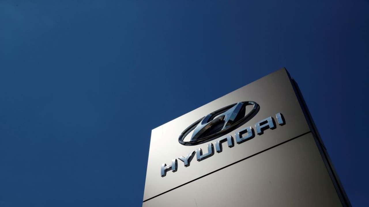 Ilustrasi. Logo Hyundai. (Reuters)