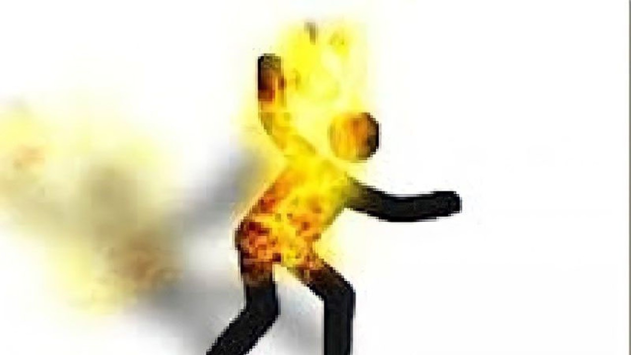 Ilustrasi - Bakar diri. (Foto: ANTARA)