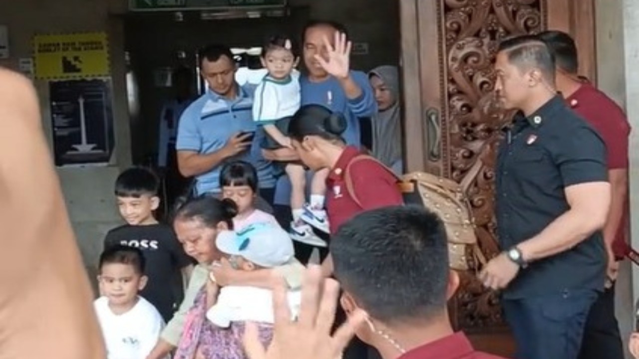 Tangkap layar - Presiden Jokowi (TikTok @amier.mahmud)