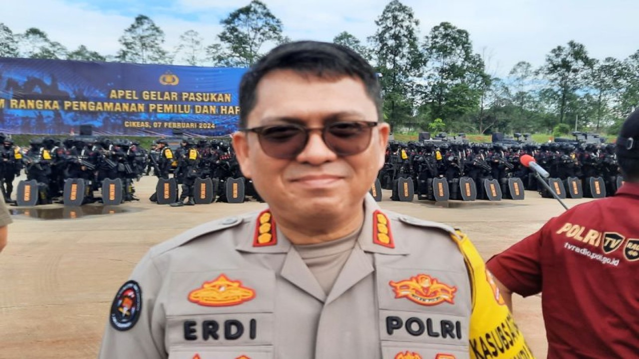 Kepala Bagian Penerangan Umum (Kabagpenum) Divisi Humas Polri Kombes Pol. Erdi A chaniago. (ANTARA/Laily Rahmawaty)