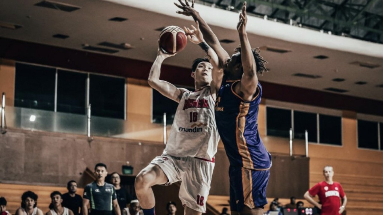 Laga Timnas Basket Indonesia