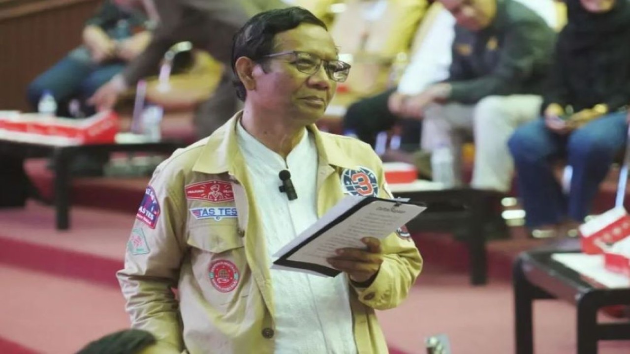 Cawapres nomor urut 3 Mahfud MD. (Foto: Instagram @mohmahfudmd)