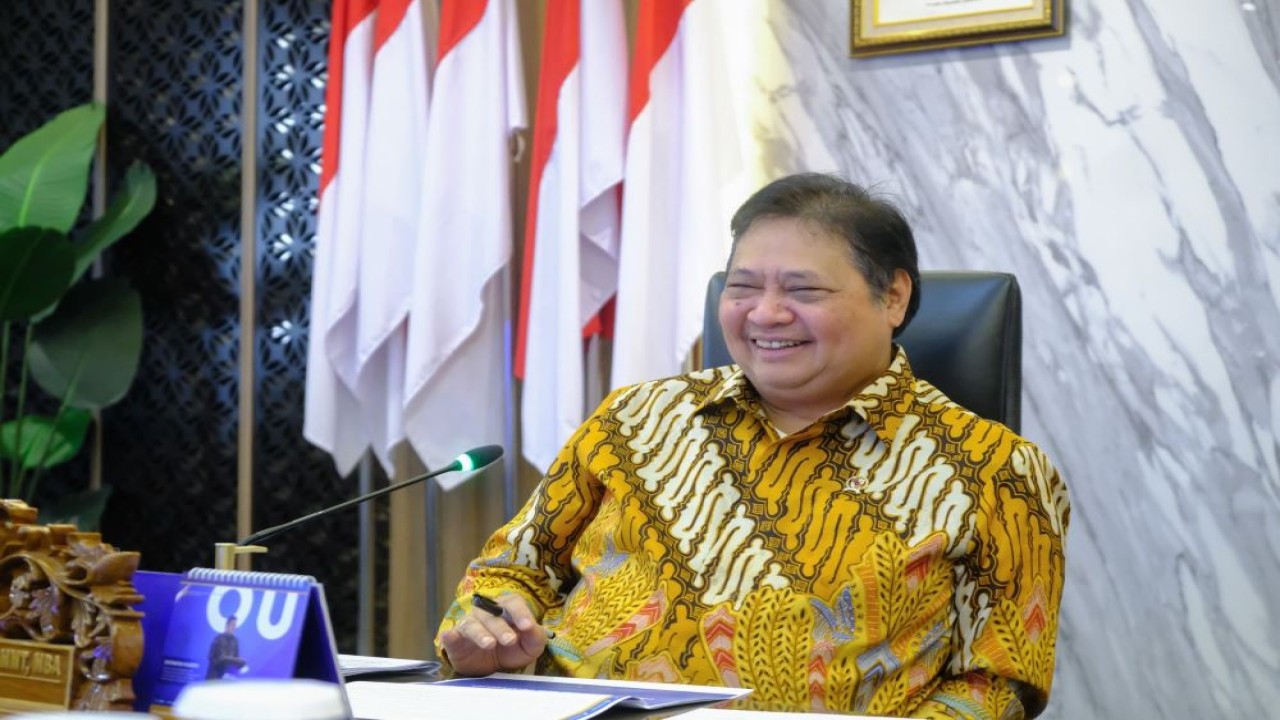 Menteri Koordinator Bidang Perekonomian Airlangga Hartarto. (Foto: Biro KLIP Kemenko Perekonomian)