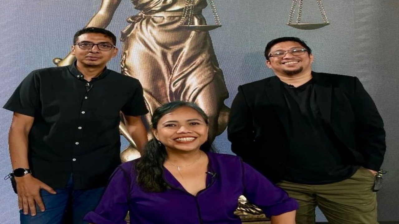 Zainal Arifin Mochtar, Bivitri Susanti, dan Feri Amsari. Foto: Instagram @bivitrisusanti