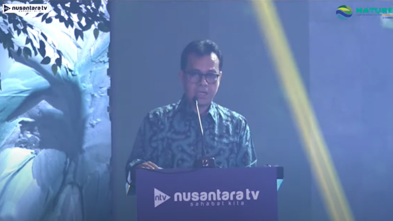 Nezar Patria sebut teknologi digital menawarkan berbagai solusi dalam mengatasi masalah sosial termasuk perubahan iklim dan menjamin keberlanjutan lingkungan.