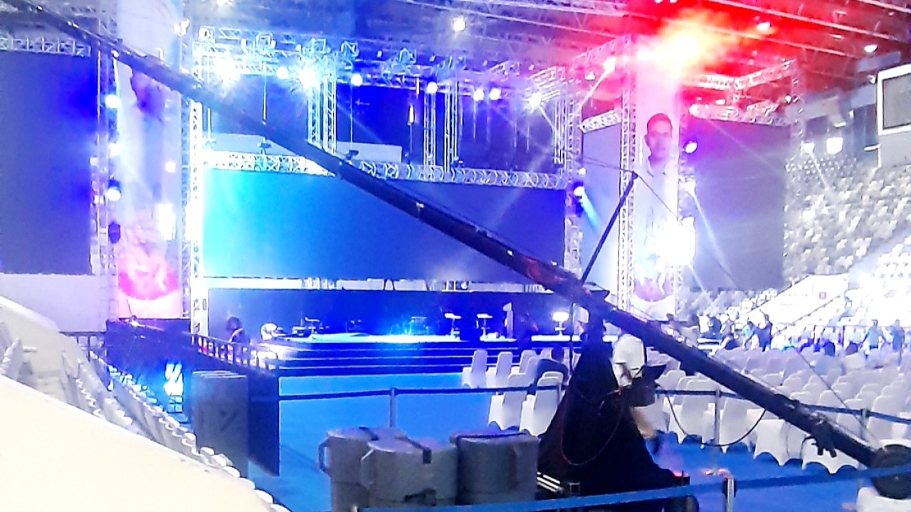 Istora Senayan tempat nobar quick count paslon 02/Nusantaratv.com