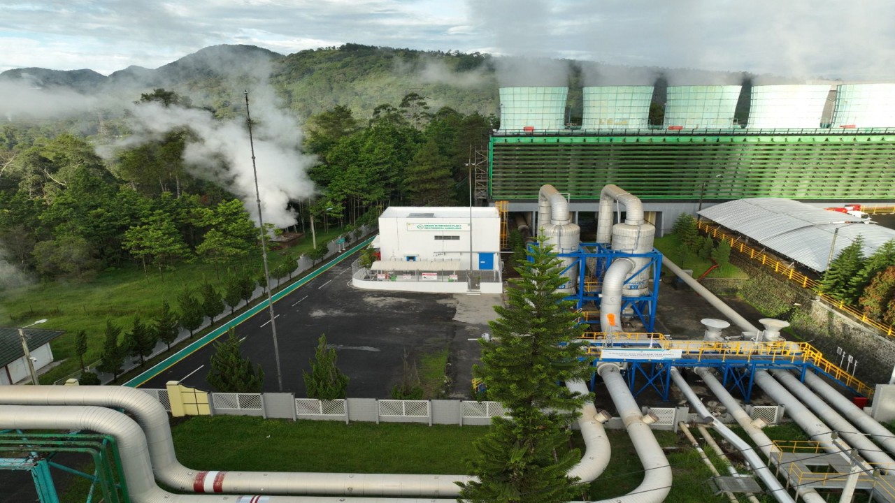PLTP Kamojang resmi menjadi penghasil hidrogen hijau (green hydrogen) berbasis panas bumi pertama di Asia Tenggara. Foto: Humas PLN