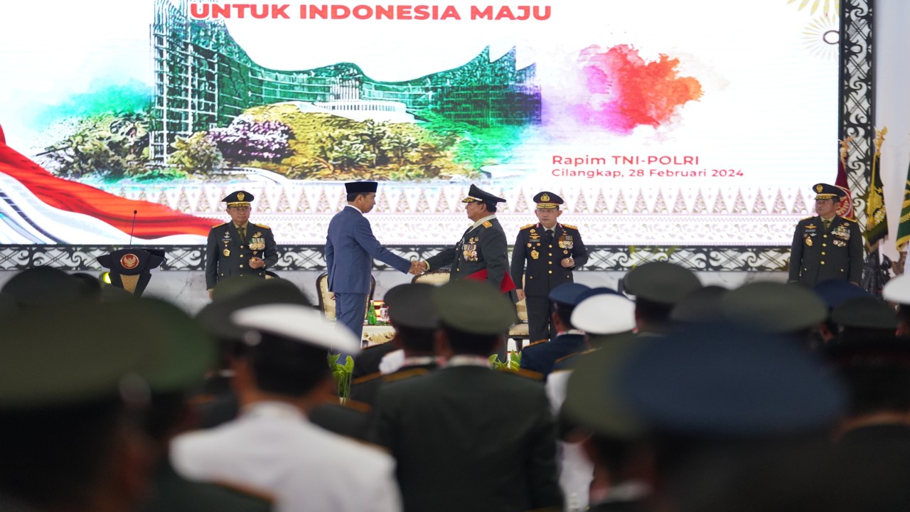 Presiden Joko Widodo bersama Prabowo Subianto. (Foto: Istimewa)