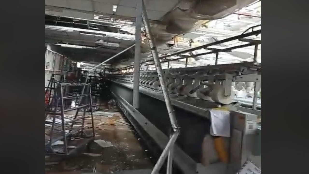 Tangkap layar - kondisi terkini PT Kahatex. (Tiktok: @renire@vh)