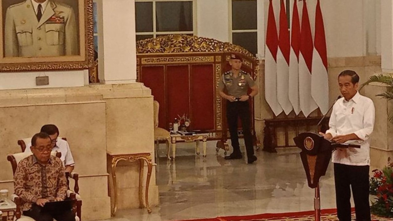 Presiden Jokowi saat memimpin Sidang Kabinet Paripurna di Istana Negara pada Senin (26/2/2024)/ist
