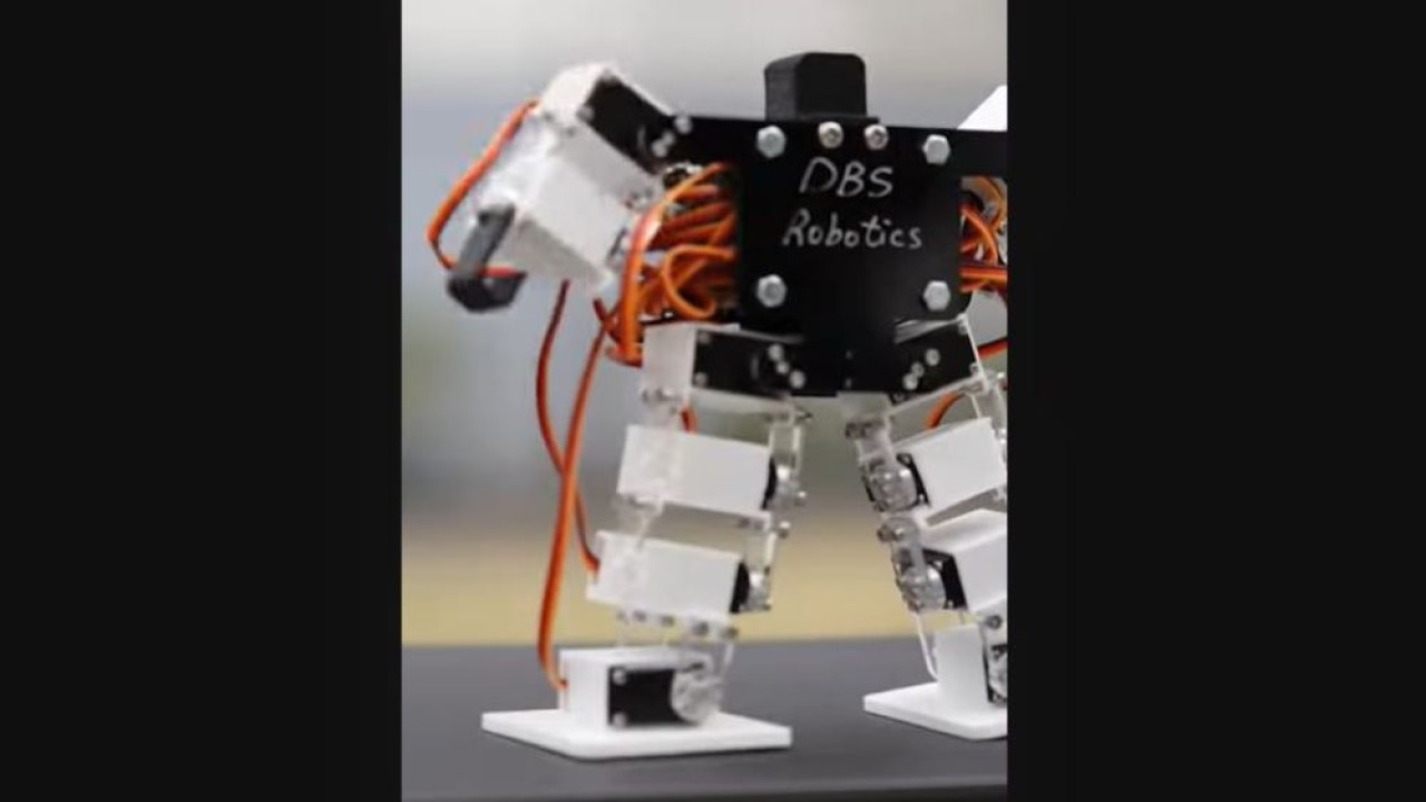 Mahasiswa Hong Kong membuat robot humanoid terkecil hingga memecahkan rekor dunia. (Tangkapan layar YouTube Guinness World Record)