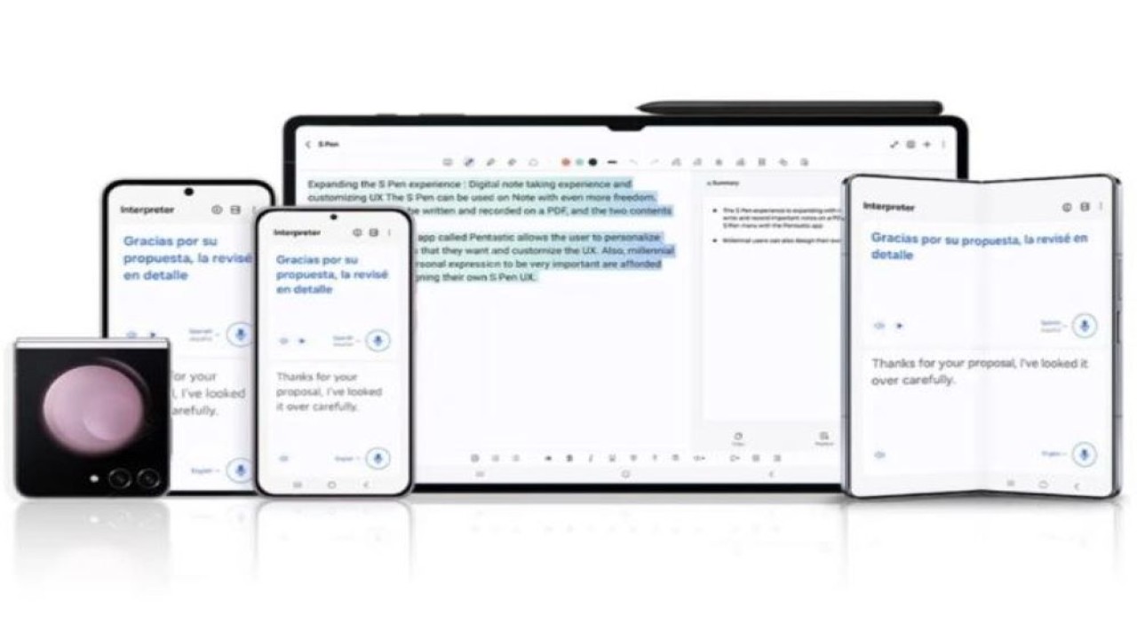 Galaxy AI bakal hadir di ponsel lawas Samsung mulai akhir Maret 2024. (Gizmochina)