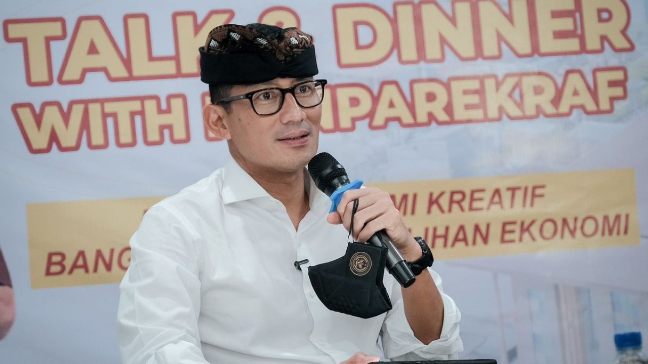 Menteri Pariwisata dan Ekonomi Kreatif (Menparekraf) Sandiaga Uno/ist