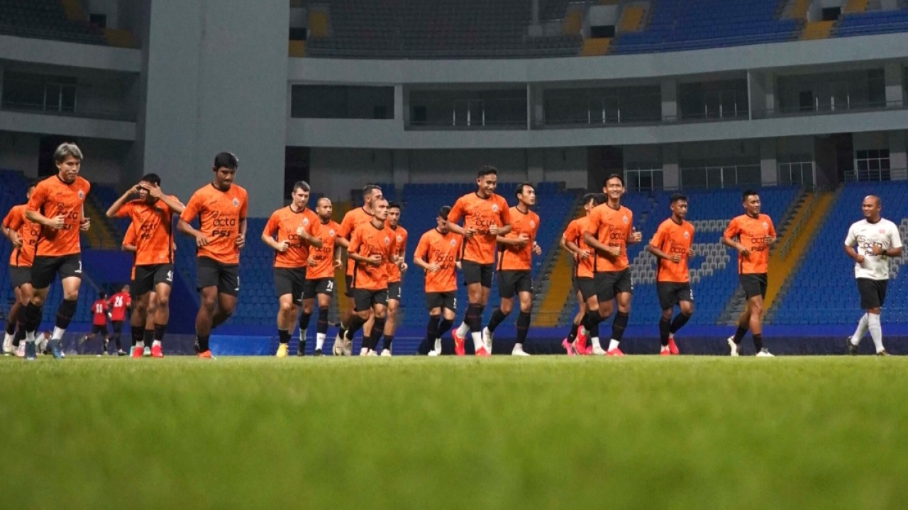 Skuad Persija Jakarta latihan / Foto: Ist