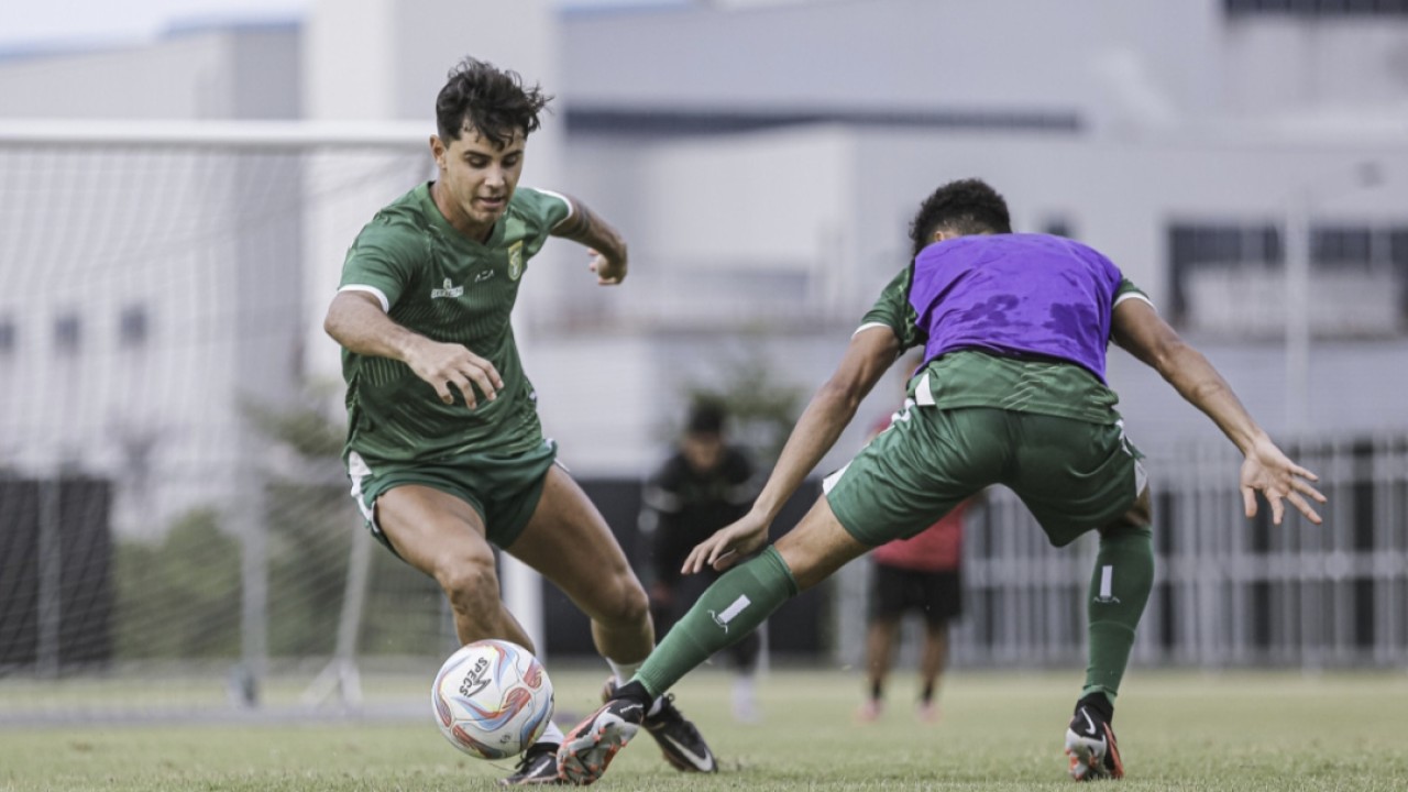 Striker Persebaya fokus latihan finishing
