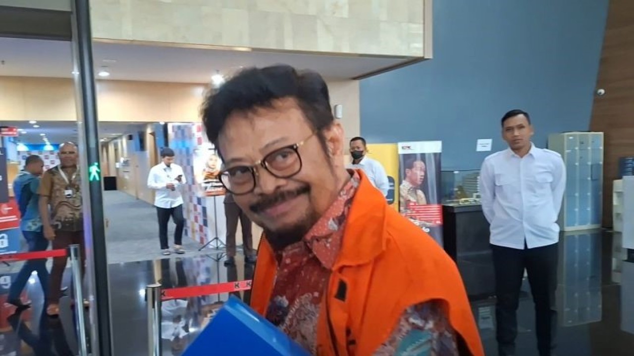 Arsip - Mantan Menteri Pertanian Syahrul Yasin Limpo (SYL) diperiksa oleh Dewan Pengawas (Dewas) Komisi Pemberantasan Korupsi (KPK) di Gedung Pusat Edukasi Antikorupsi KPK, Jakarta Selatan, Kamis (11/1/2024). ANTARA/Fianda Sjofjan Rassat