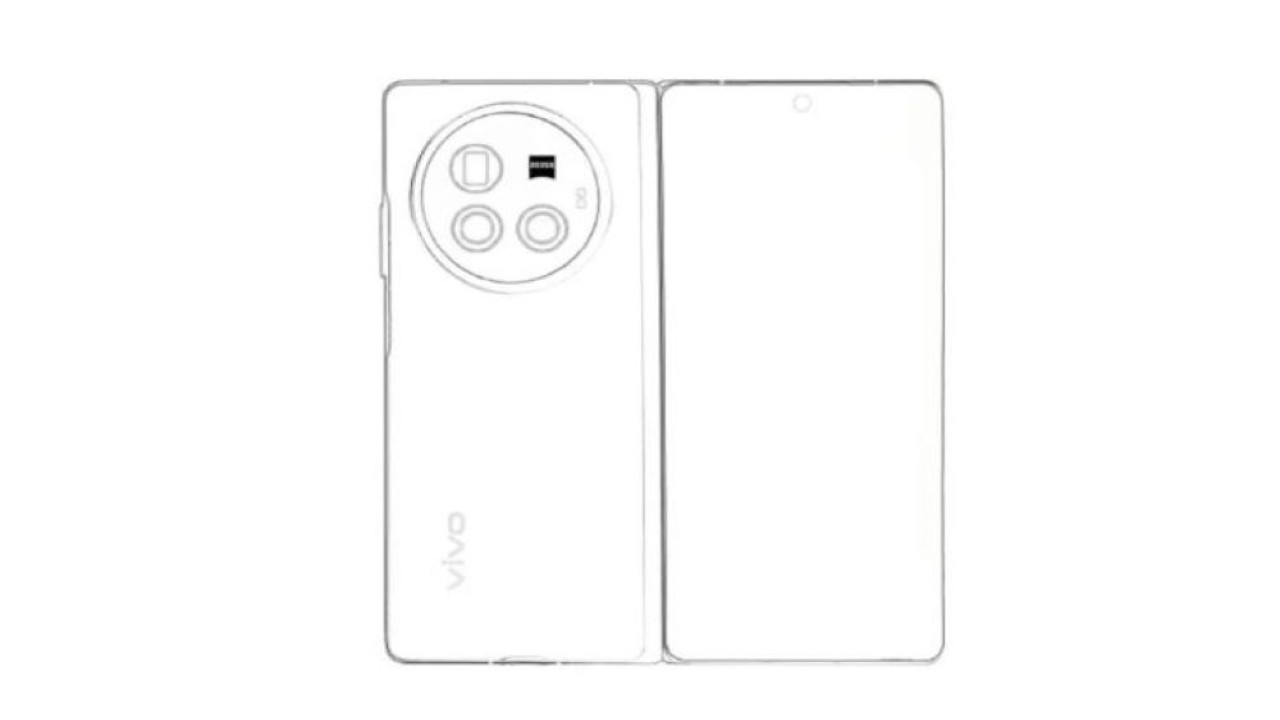 Gambar yang memperlihatkan Vivo X Fold 3 Pro baru-baru ini muncul di akun Weibo milik tipster terkenal Digital Chat Station. (Foto: Gizmochina)